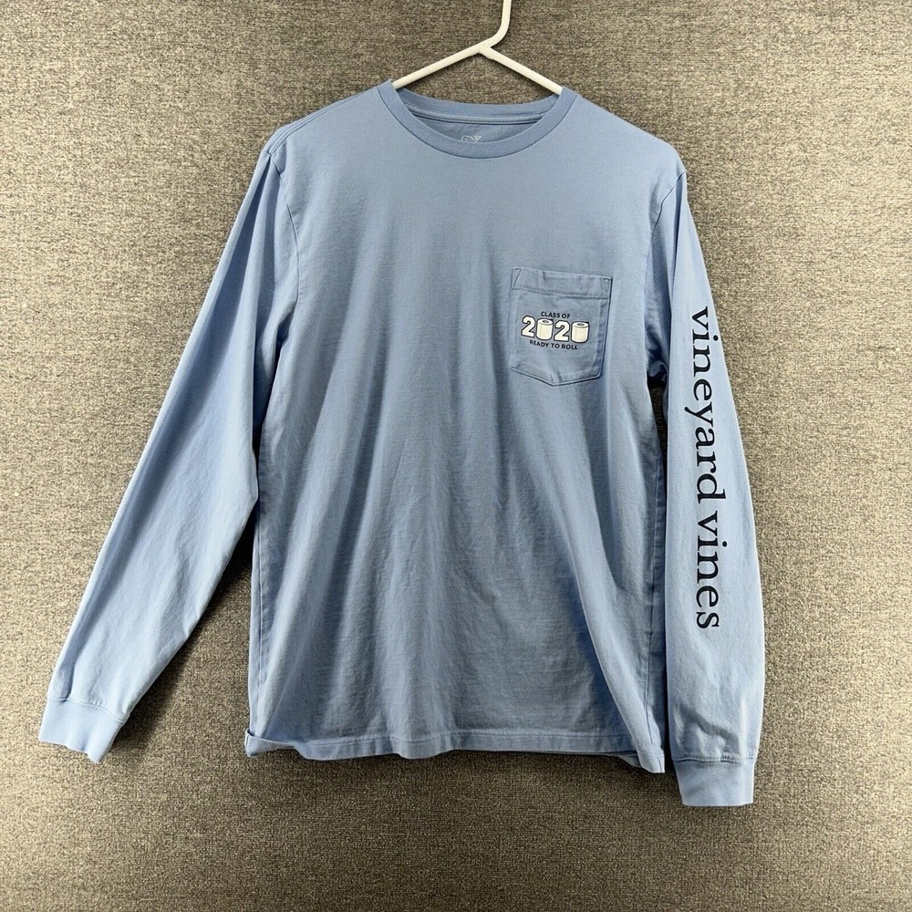 Vineyard Vines Crewneck Men Small Long‎ Sleeve Class of 2020 Ready To Roll Blue
